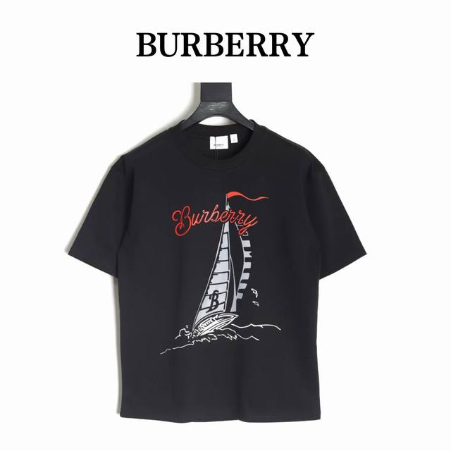 Burberry 25Ss sailboat short-sleeved T-shirt The fabric is made of customized 24