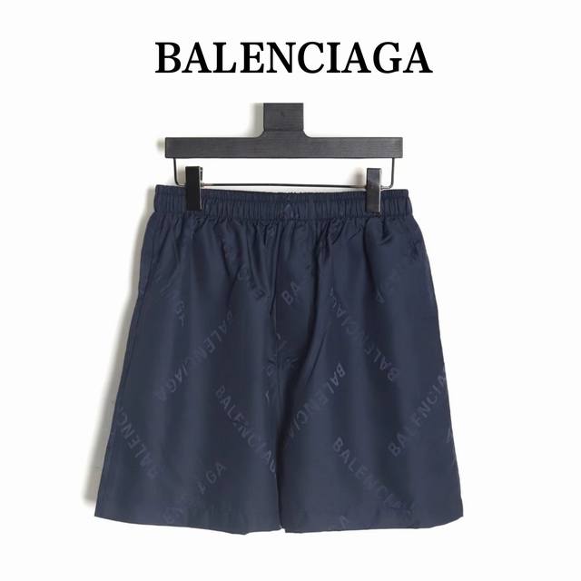 Balenciaga 25Ss full print dark pattern jacquard shorts Exclusive custom-woven c