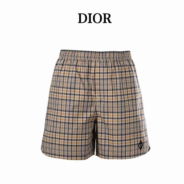 Dior Cd diamond stripe blended shorts Authentic 9126 purchase, custom plaid jacq