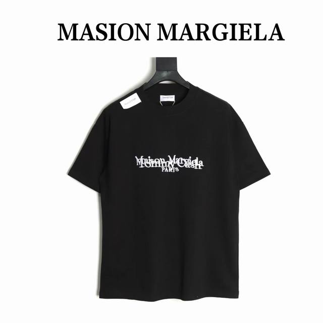 Maison Margiela X Tommy Cash 25Ss Margiela co-branded short-sleeved T-shirt Fabr