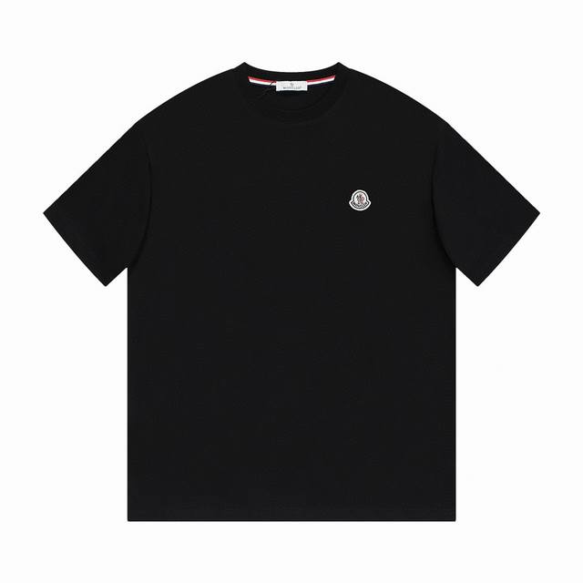 Moncler chest badge short-sleeved T-shirt official website synchronized new styl