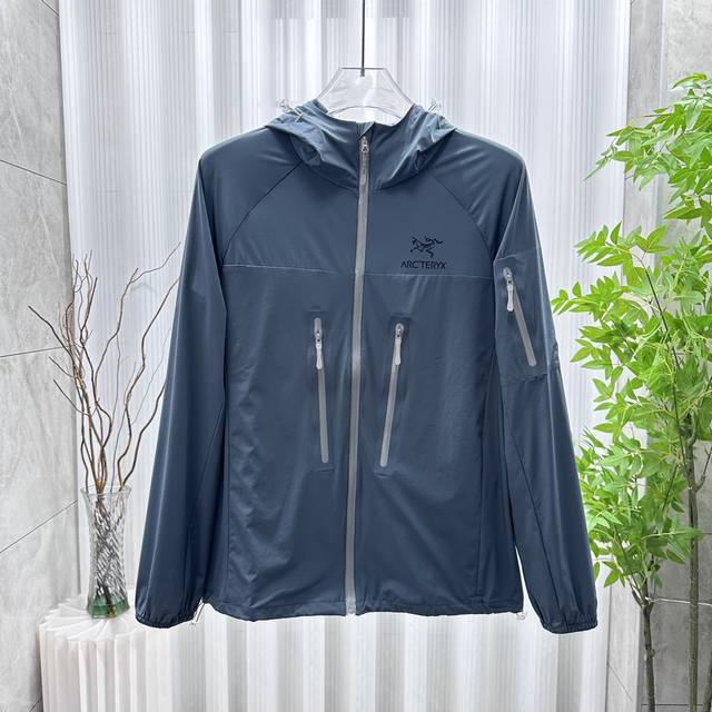 Arc'teryx Squamish Series Sv6 Sun Protection Lightweight Windshell Skin Jacket C