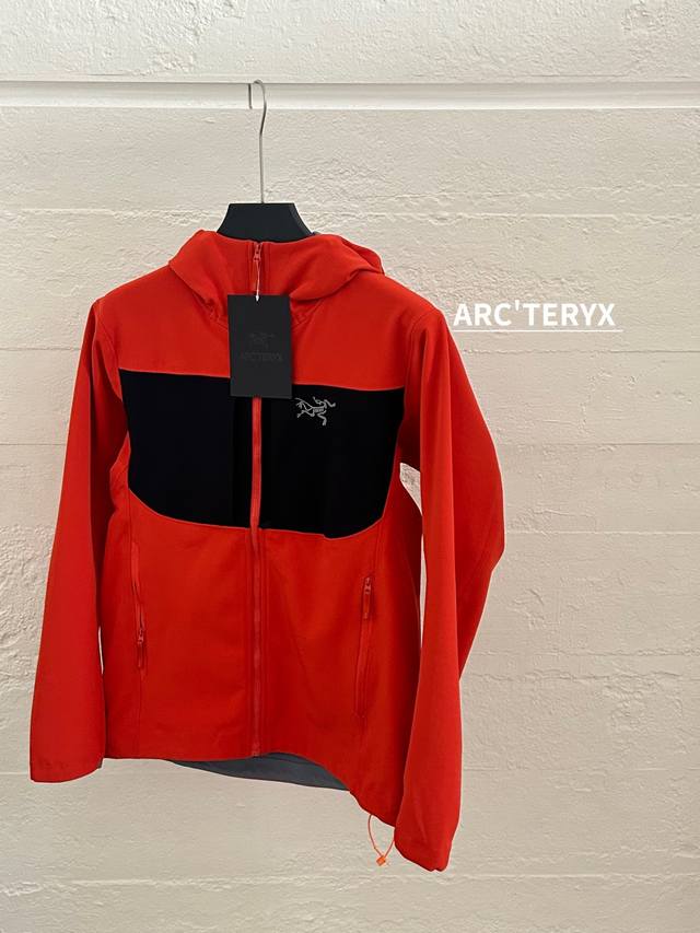 Arc'teryx orange and black color matching
