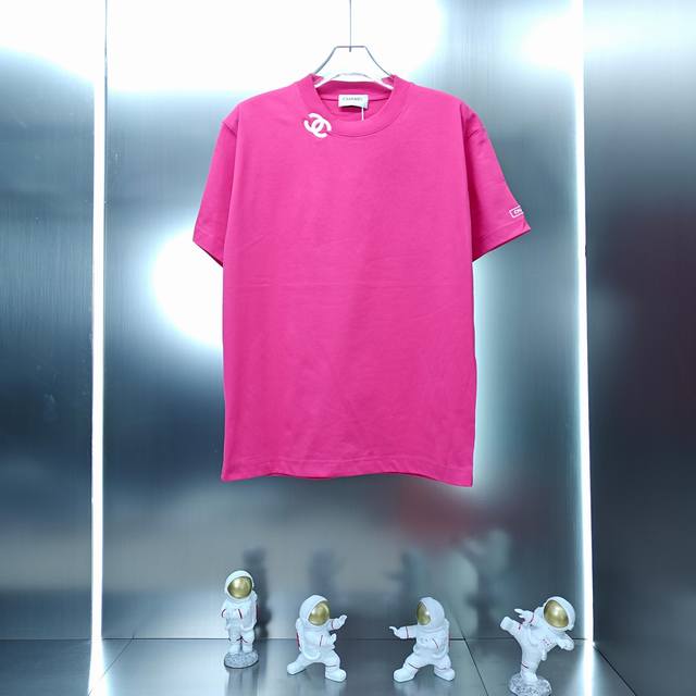 Chanel 2025 Spring and Summer new unisex short-sleeved T-shirt! Customized exclu