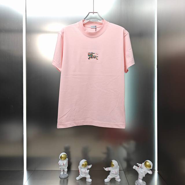 Burberry 2025 Spring and Summer new unisex short-sleeved T-shirt! Customized exc