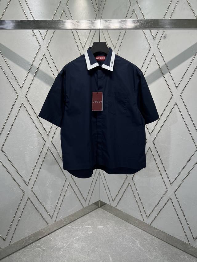 G's new cotton poplin shirt 25Ss classic style design throughout the 2025 early