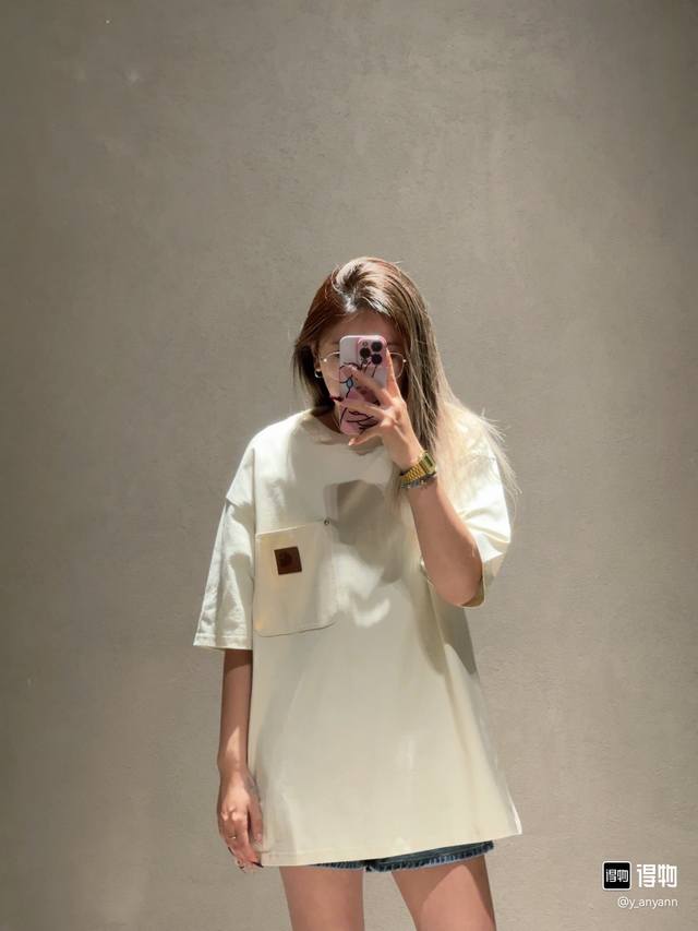 3023 Inquiry Picture Carhartt Wip Fw25 SS Eldon Pocket T-Shirt Loose chest pocke