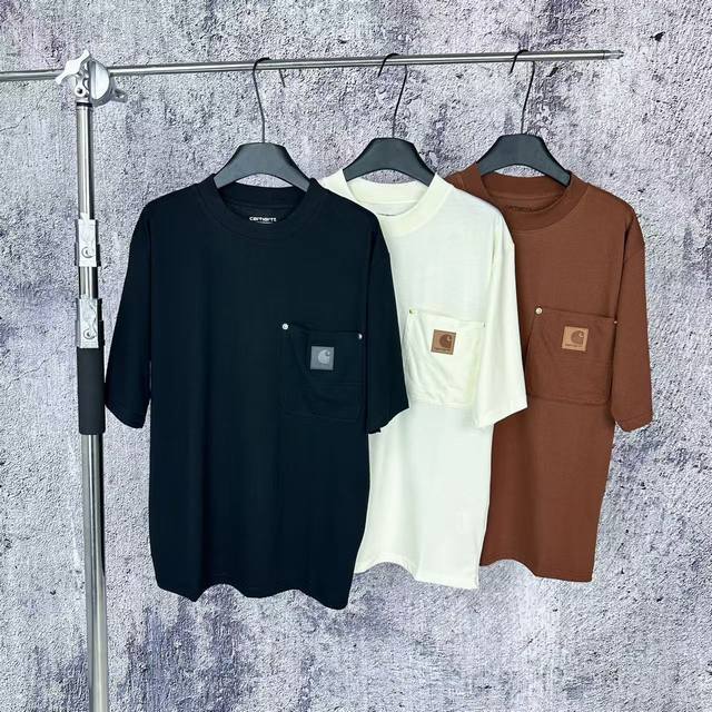 3023 Hanging auction Carhartt Wip Fw25 SS Eldon Pocket T-Shirt Loose chest pocke