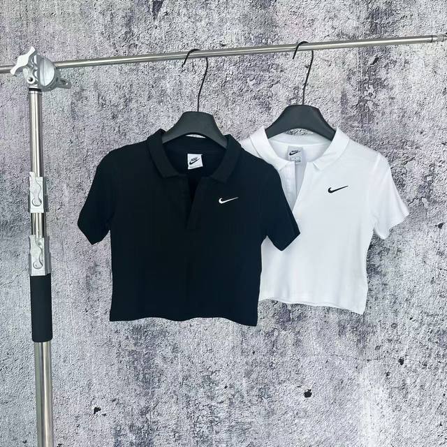 2026 Hanging Nike short embroidered Polo short sleeves Slim fit, fits the body c
