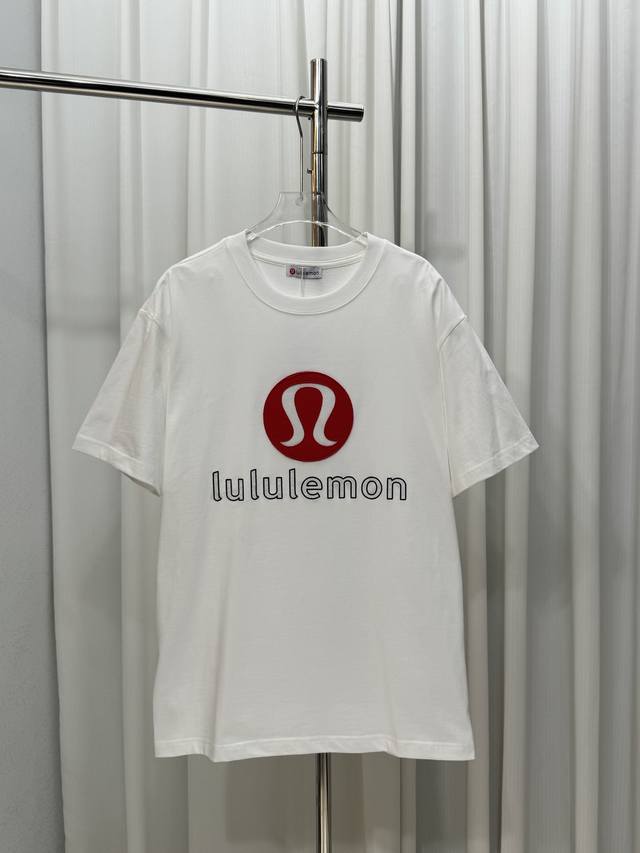 Lululemon high-density embroidered letters + patch logo flocked snake-shaped let