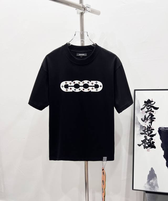 Style number: Df80# Good popular diamond thick leather label couple short-sleeve