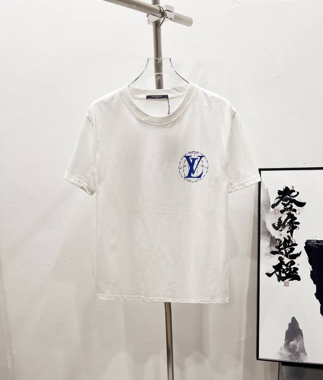Style number: Df67# Lv Louis Vuitton's latest world globe print couple short-sle