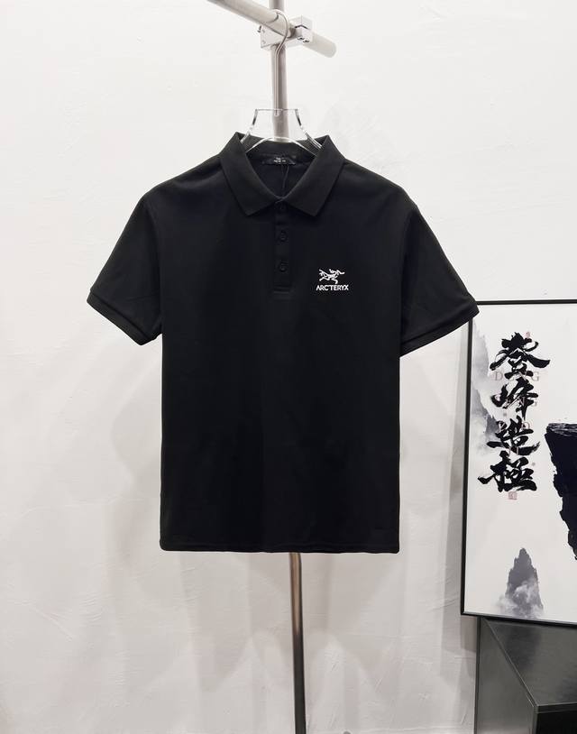 Style number: Df57# Arc'teryx classic small logo letter Polo shirt short sleeve
