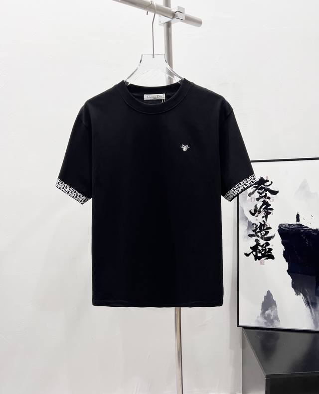 Style number: Df13# Dior classic small logo embroidery sleeves full print logo d