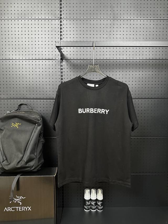 Style number: Dj1450 Bbr Burberry micro-logo overlapping printed cotton loose sh