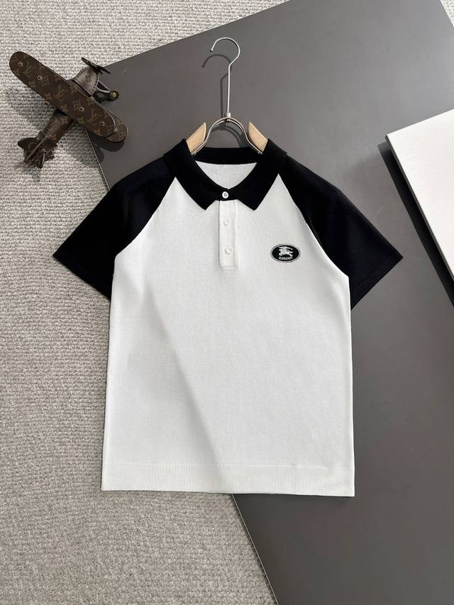 Next-day delivery High-quality Burberry 2025 Spring/Summer new men's lapel short