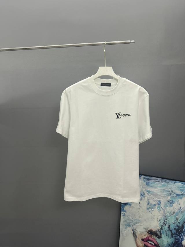 Louis Vuitton 2025 Spring/Summer classic printed round neck short-sleeved T-shir