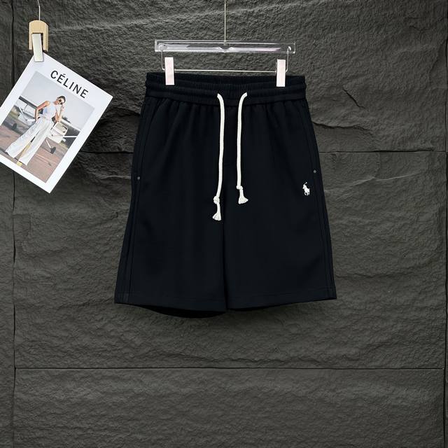 Ralph Lauren 2025 new classic embroidered logo couple loose shorts high version