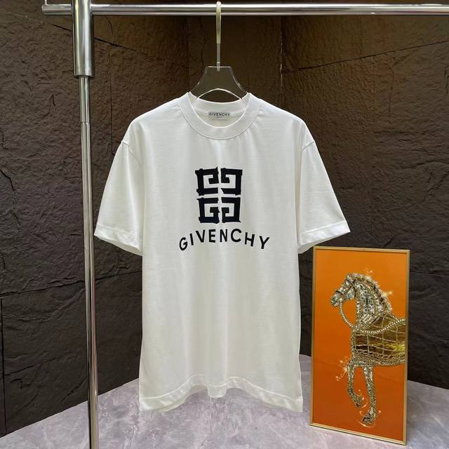 Give* Givenchy* Gvc short-sleeved T-shirt 24th spring and summer new heavy print