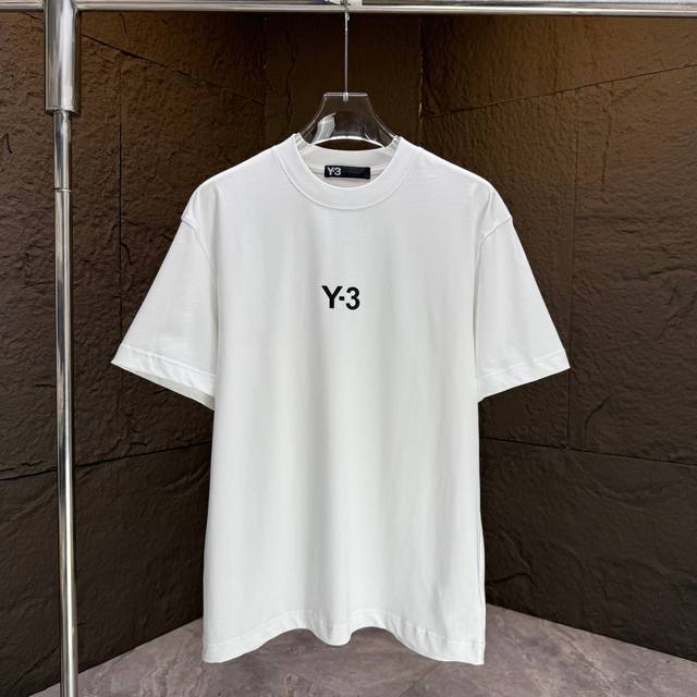 Y3* Yohji Yamamoto* 2025 Spring and Summer New Short Sleeve T-shirt Heavy Cotton