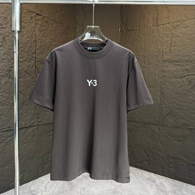 Y3* Yohji Yamamoto* 2025 Spring and Summer New Short Sleeve T-shirt Heavy Cotton
