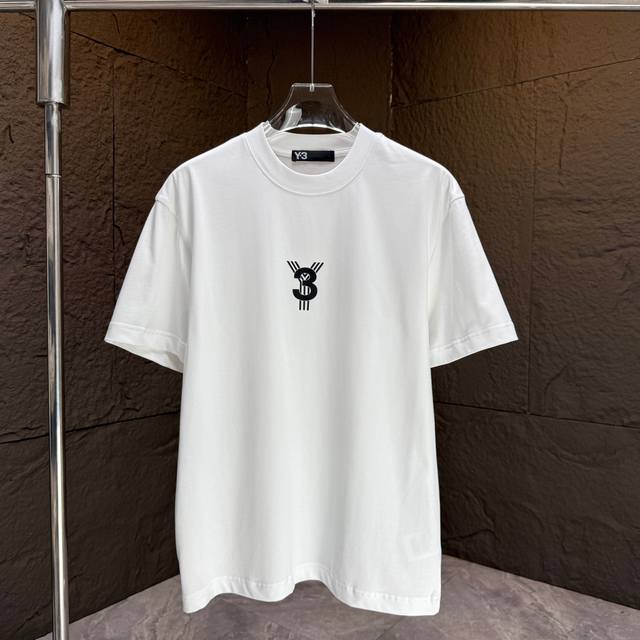 Y3* Yohji Yamamoto* 2025 Spring and Summer New Short Sleeve T-shirt Heavy Cotton