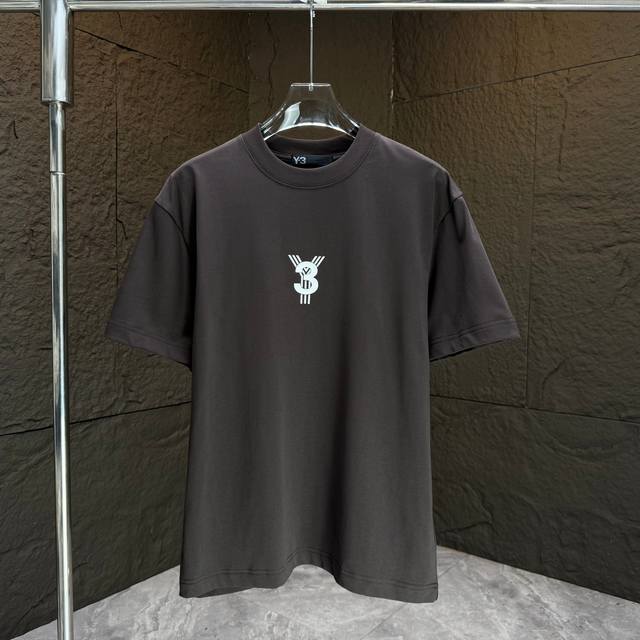 Y3* Yohji Yamamoto* 2025 Spring and Summer New Short Sleeve T-shirt Heavy Cotton