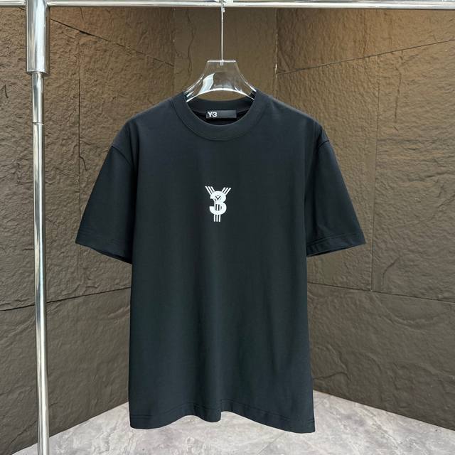 Y3* Yohji Yamamoto* 2025 Spring and Summer New Short Sleeve T-shirt Heavy Cotton