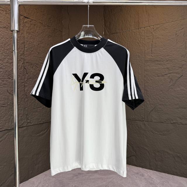 Y3* Yohji Yamamoto* 2025 Spring and Summer New Short Sleeve T-shirt Heavy Cotton