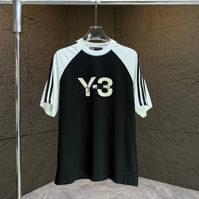 Y3* Yohji Yamamoto* 2025 Spring and Summer New Short Sleeve T-shirt Heavy Cotton
