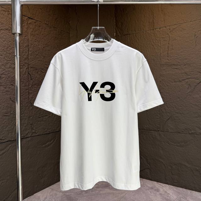 Y3* Yohji Yamamoto* 2025 Spring and Summer New Short Sleeve T-shirt Heavy Cotton