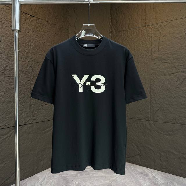 Y3* Yohji Yamamoto* 2025 Spring and Summer New Short Sleeve T-shirt Heavy Cotton