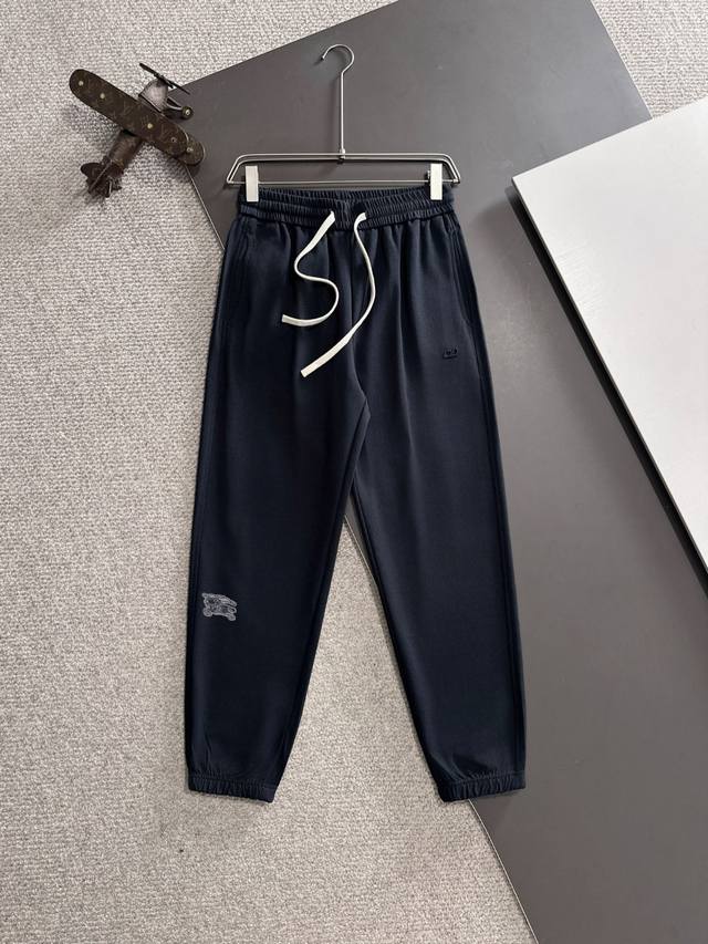 Next-day delivery Burberry 2025 spring and summer new elastic casual pants, thin