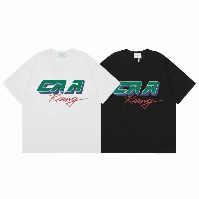 Style C144 Casablanca High Quality Cotton Double Sand Casual Short Sleeve T-shir
