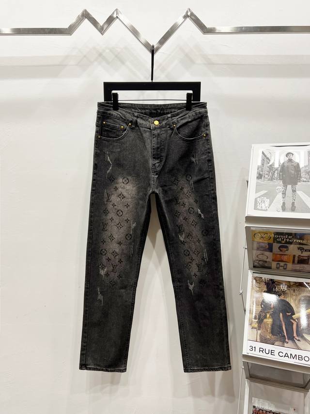 Style: H100 New 2025 Louis Vuitton jeans The fabric is made of custom-woven high
