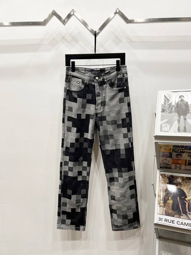 Style: K1350 New Louis Vuitton | Louis Vuitton Mosaic Black and Grey Checkerboar