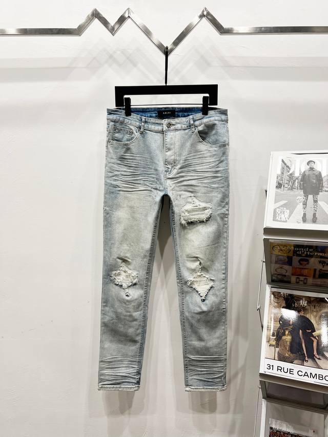Model No.: K980 New 2025 Aimi jeans The fabric is made of custom-woven high-dens