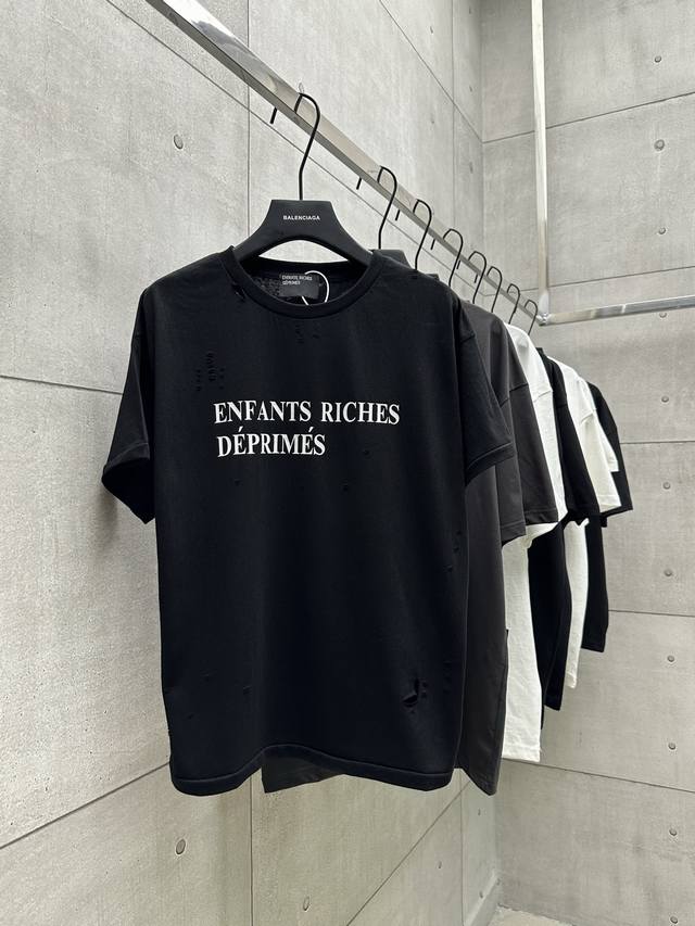 013 Erd Melancholy rich second generation 25Ss Knife-cut letter short sleeves Us