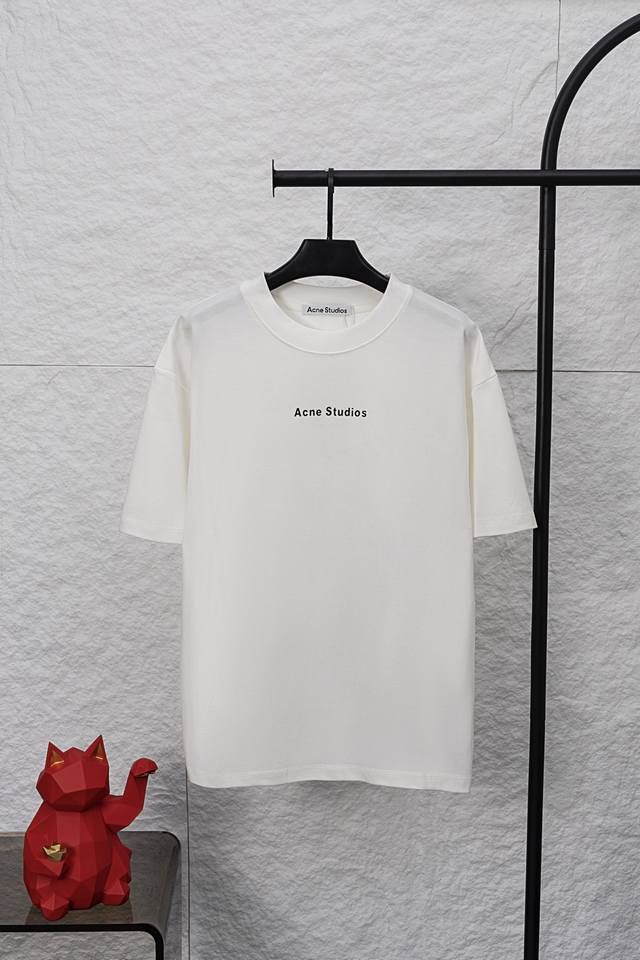 Style No. F038 Acne Studios casual round neck short sleeve T-shirt Vintage Logo