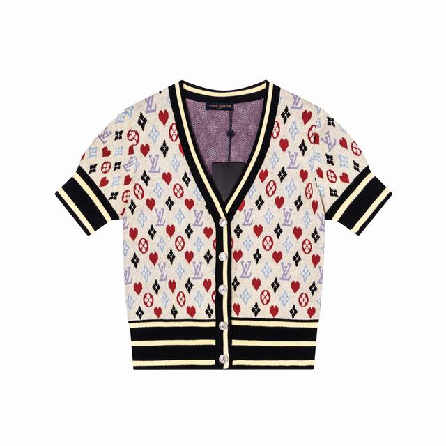 Model number: A13 Louis Vuitton Lv 25Ss spring new full print jacquard knitted s