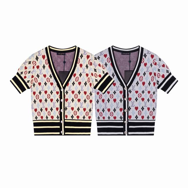 Model number: A13 Louis Vuitton Lv 25Ss spring new full print jacquard knitted s