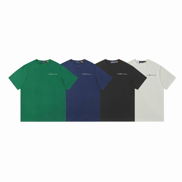 Style: 505 Ralph Lauren 25Ss Summer New Silicone Polo Embossed Round Neck T-shir