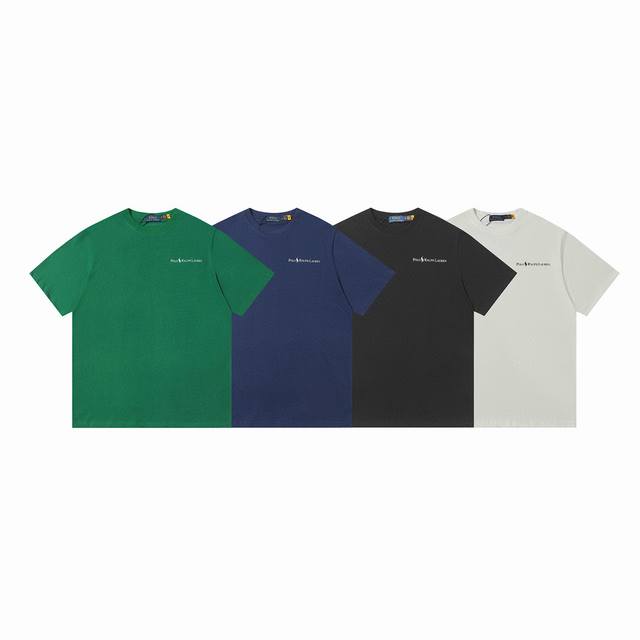 Style: 505 Ralph Lauren 25Ss Summer New Silicone Polo Embossed Round Neck T-shir