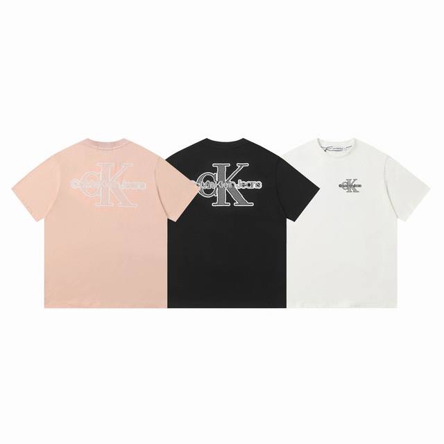 Style No.: 919 Calvin Kleinck classic letter overprint short-sleeved T-shirt 260