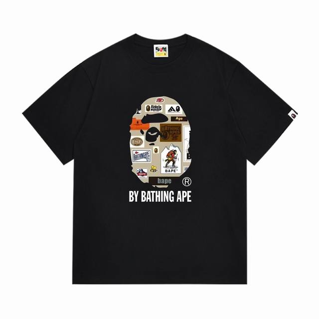 Sc1007# Top version Bape uses 260g high-quality high-woven pure cotton fabric, d