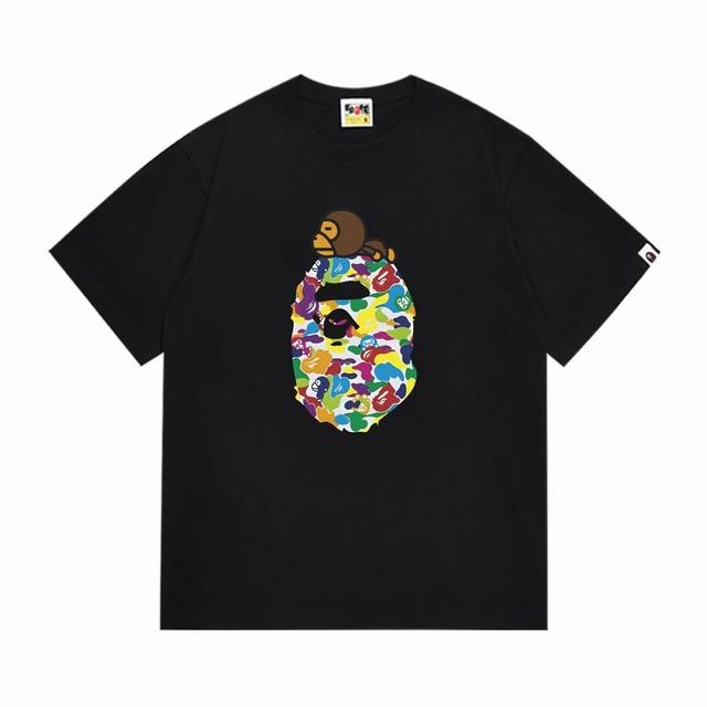 Sc296# Top version Bape uses 260g high-quality high-weave pure cotton fabric Dou