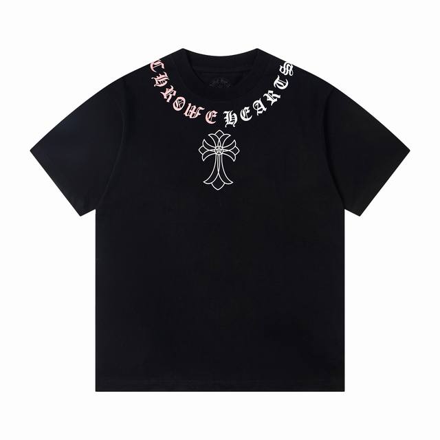 New arrival Model number: G959 Chrome Hearts new neckline printed logo printed c