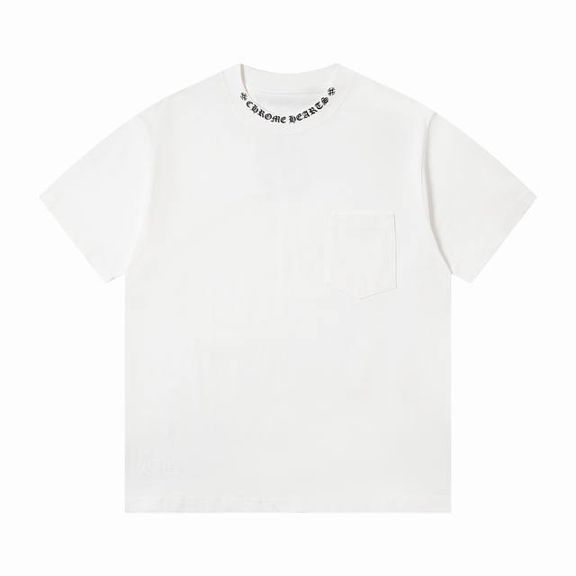 New arrival Model number: G950 Chrome Hearts new pocket print casual round neck
