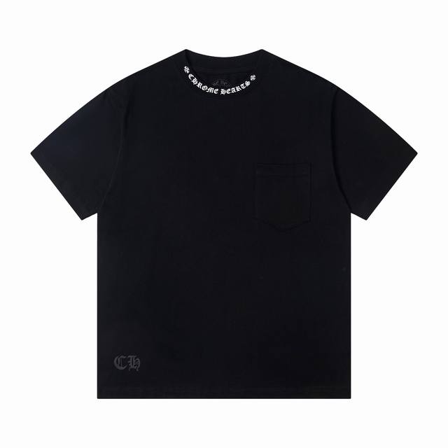 New arrival Model number: G950 Chrome Hearts new pocket print casual round neck