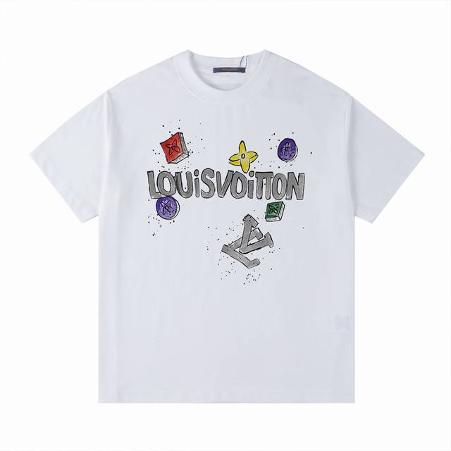 Lv 25Ss Spring and Summer Printed Short T Series -Lv Anti-hand-painted Craft Bra